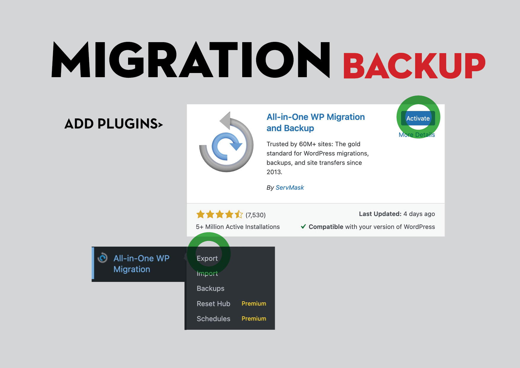 one click migration