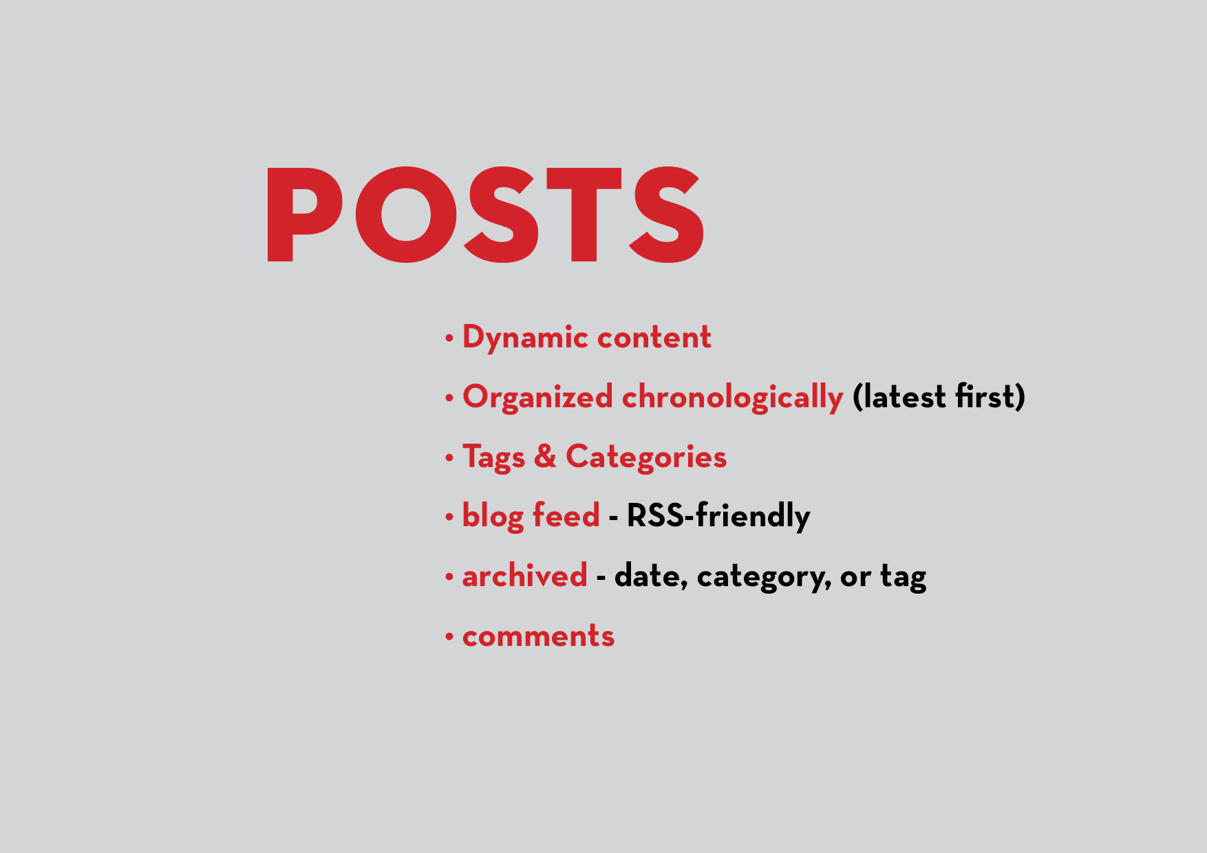 posts