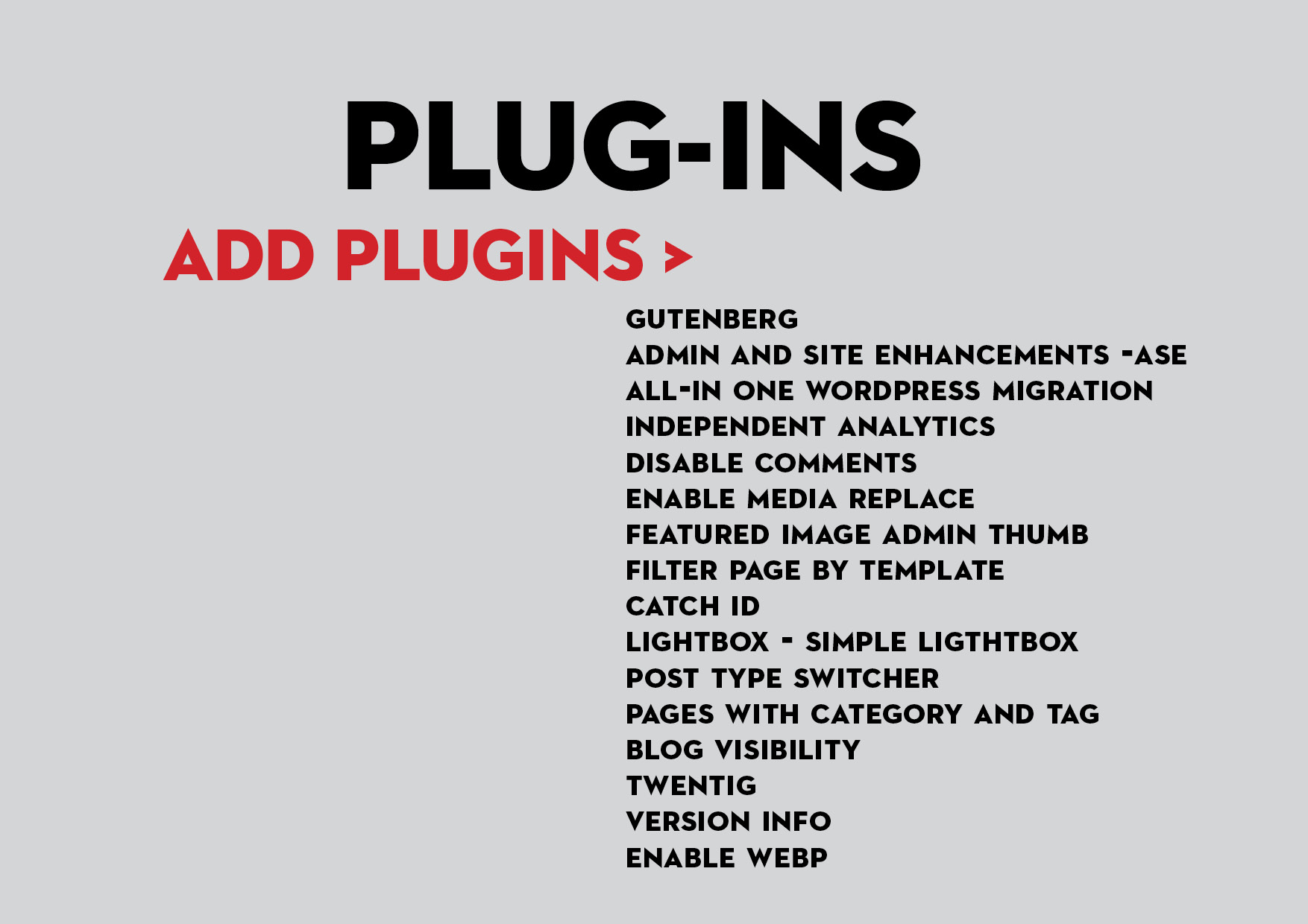 plugs